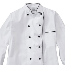 Chef Apparel 350 Degrees 4 XL Black 10 Knot Button Coat Jacket Twill for sale online 