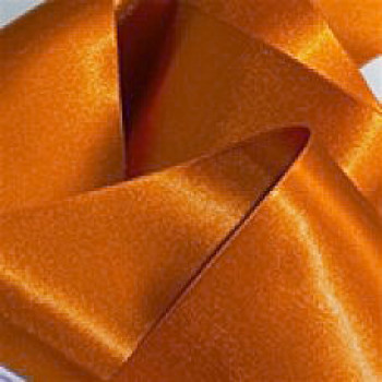 0422-216 Burnt Orange Double Face Satin Ribbon ~ 3-5/8" only