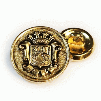 15567 Antique Gold Blazer Button - 2 Sizes1