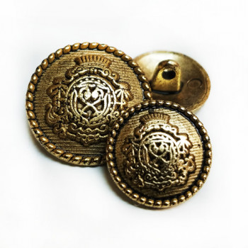 17-650 Antique Gold Blazer Button - 2 Sizes 17-650 Antique Gold Blazer Button - 2 Sizes