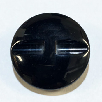 MLP-1713 Black and Gold CC Button with Black Epoxy, 1-1/4"