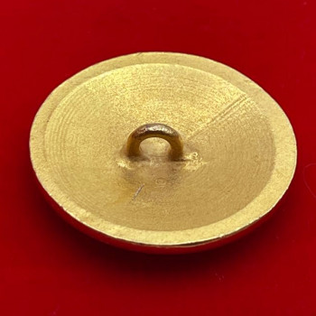1882 Gold Santa Claus Button,  1-1/8" 