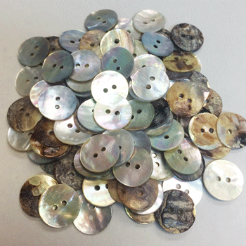 AG-1110G - 5/8", Agoya Shell Button, Sold in lots of 144 pieces