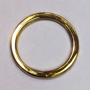 GM-013 Gold Metal O-ring for Lingerie or Swimwear, 3 Sizes GM-013 Gold Metal O-ring for Lingerie or Swimwear, 3 Sizes