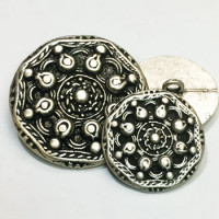 M-7900-Metal Fashion Button, 2 Sizes 