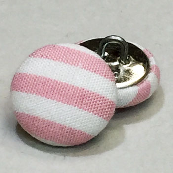 YF-1337-D  Striped Covered Button, Sold by the Dozen