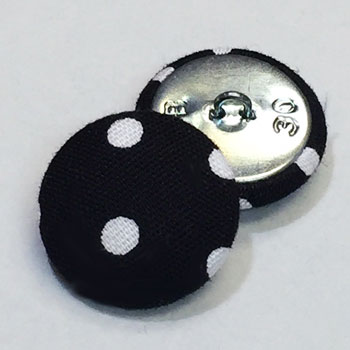YF-1339-D  Fabric Covered Button, Sold by the Dozen  