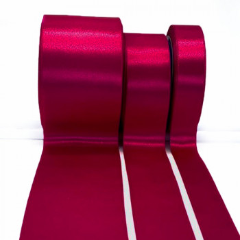 422 Col. 278 Fuchsia Renaissance Double-Face Satin Ribbon, Sold by the Yard - 5 sizes