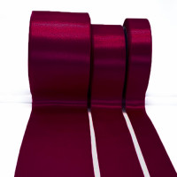 300 Col. 71 DK. Plum Stephanoise Double faced Satin 2 Sizes Sold by the yard