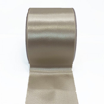 0422-Col. 548 Lt. Silver  Renaissance Double Face Satin Ribbon, Sold by the Yard ~ 3-3/4 inch