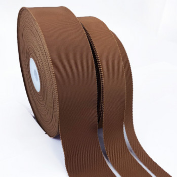 8000 Col. Lt. Brown Col. 39 Petersham Grosgrain Ribbon, 6 Sizes - Sold by the Yard