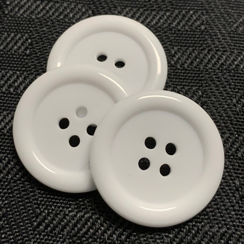BB-805W Large White 4-Hole Button, Priced by the Dozen (SAVE WHEN
