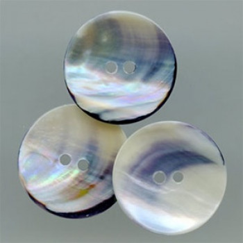 BU-110 Blue Mussel Shell Button - 5 sizes, Sold by the Dozen BU-110 Blue Mussel Shell Button - 5 sizes, Sold by the Dozen