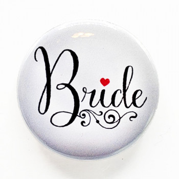 PBC-029 Bride Button, 2-1/4"