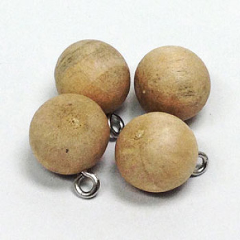 WD-925-Natural Wood Ball Button