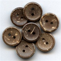 CO-202-D Coconut Button, Priced by the Dozen 