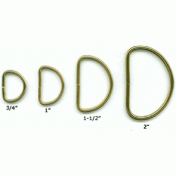 D-300 Gold D-Ring - 4 Sizes