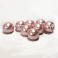 FB-6545 - Full Ball Pearl Button in 2 Sizes, Pink - Priced Per Dozen