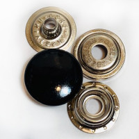 FSN-14 -Black 4-Part Ring Snaps, Priced per Dozen