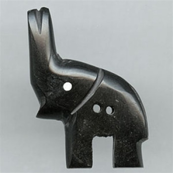 JHB-84266 Wood Elephant Button JHB-84266 Wood Elephant Button