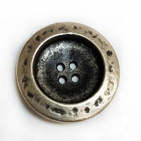 M-022 - Large Metal Fashion Button, 1-3/16"