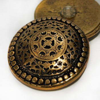 M-1155 Concho-Look Metal Button, 1-3/4" - Set of 6 M-1155 Concho-Look Metal Button, 1-3/4" - Set of 6