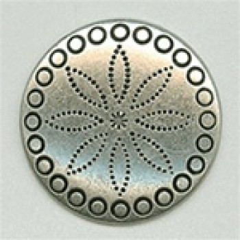 M-192-Concho Look Metal Button, 2 Sizes M-192-Concho Look Metal Button, 2 Sizes