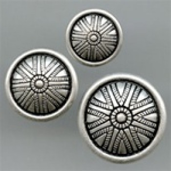 M-5145-Metal Fashion Button, 2 Sizes M-5145-Metal Fashion Button, 2 Sizes