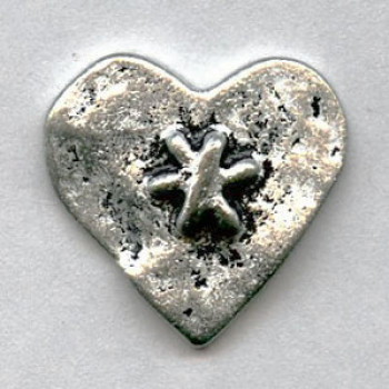 M-7828A-Metal Heart Button M-7828A-Metal Heart Button