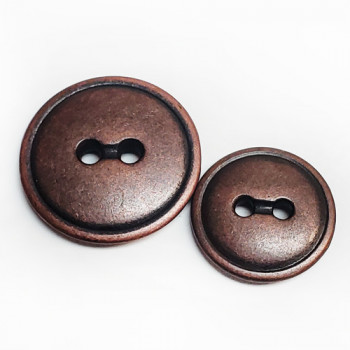 M-3985 - Metal 2-Hole Button, 2 Sizes