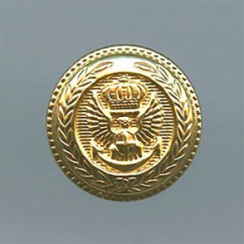 MTL-07  Gold Eagle Blazer Button - 7/8"