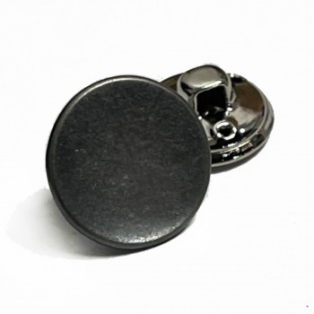 MTL-13  Antique Silver Button, 5/8 inch