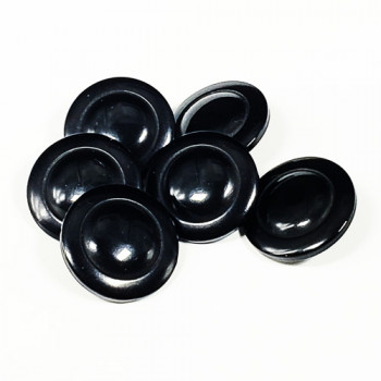 NV-1856 - Black Fashion Button, 18mm 