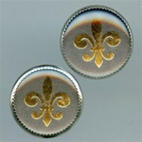 OCA099FleurdeLis Button