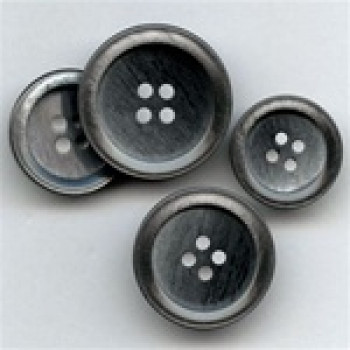 P-0365-Smoke Pearl Fashion Button, 4 Sizes