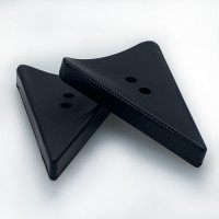 TGA-521 - 2" Matte Black Triangle Toggle Button