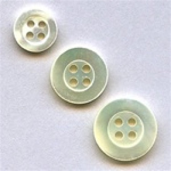 TR-200 White Trocas Shell Button - 3 Sizes Priced per Dozen TR-200 White Trocas Shell Button - 3 Sizes Priced per Dozen