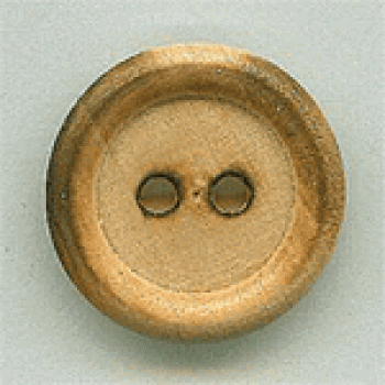 WD-02-Burnt Wood Button, 3/4" 