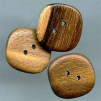 WDJ-5944 Exotic Robles Wood Button
