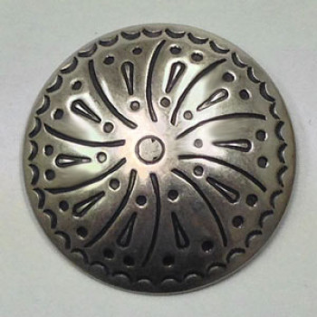 DM-90 Concho Style Metal Button, 37mm