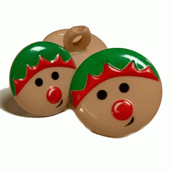 CH-2816 Christmas Elf Button - 2 Sizes CH-2816 Christmas Elf Button - 2 Sizes