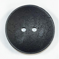 CO-31 XL - Extra Large, Black Coconut Button, 2-1/2"