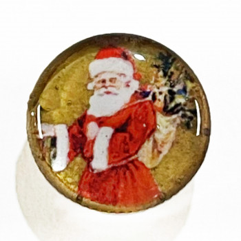 EPX316 Santa Claus Button 3/4"