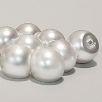 FB-6546 - Large White Full Ball Pearl Button, 11/16" - Priced Per Dozen