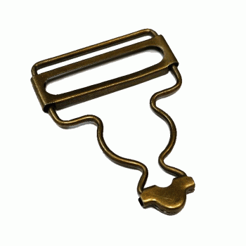 FSN-08 Antique Brass Overall Fastener, 1-1/2"