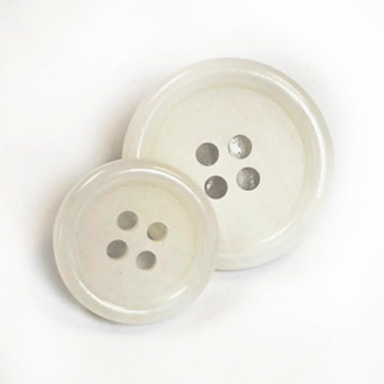 HMA-001 Ivory White Suit, Jacket, and Overcoat Button, 3 Sizes