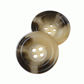 HN-321 - Brown and Tan Button - 27mm