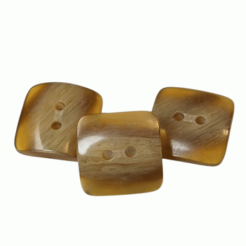 HN-323 - Brown and Tan Button - 7/8"