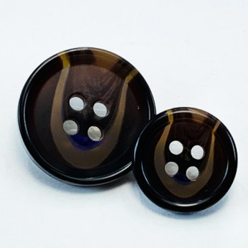 HNA-10 Dark Brown Suit Button, 2 Sizes