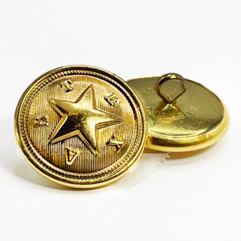 19200 - State of Texas Gold Buttons in Collectible Case, Set of 10